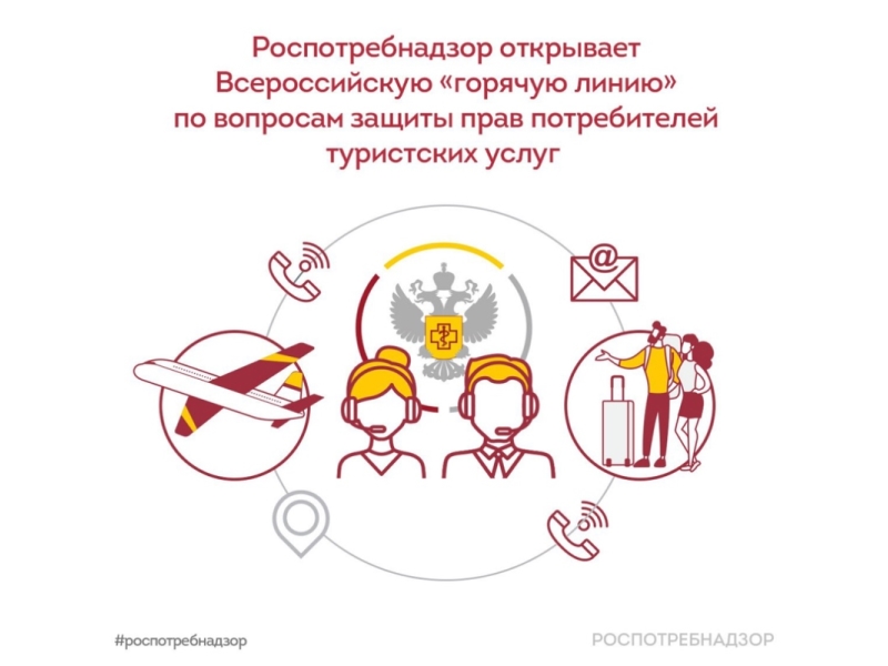 Роспотребнадзор открывает Всероссийскую &quot;горячую линию&quot; по вопросам  защиты прав потребителей туристских услуг.»..